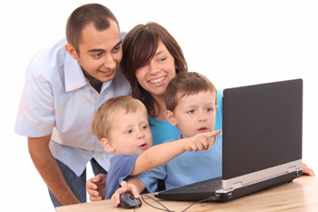 Couple With Computer